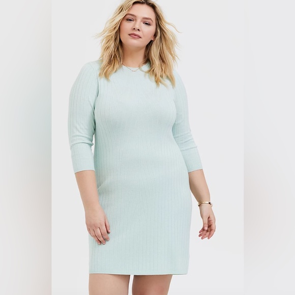 Torrid Textured Knit Bodycon Dress 0 - Picture 1 of 1
